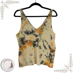 J. Crew 100% Cotton Tie Dyed Tank: XXL